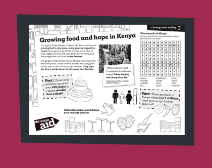 CAW26 UK Christian Aid Week placemat thumbnail