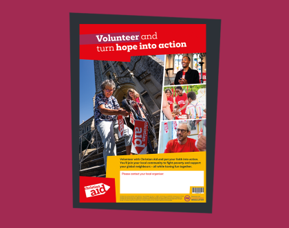 CAW UK: Volunteering poster (A4) thumbnail