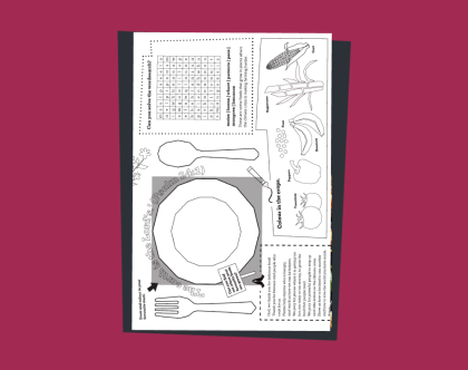 Kids activity sheet