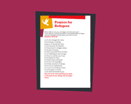 Prayers for Refugees THUMBNAIL