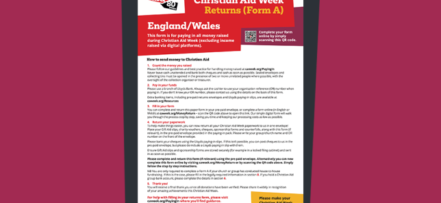 Form A - England and Wales