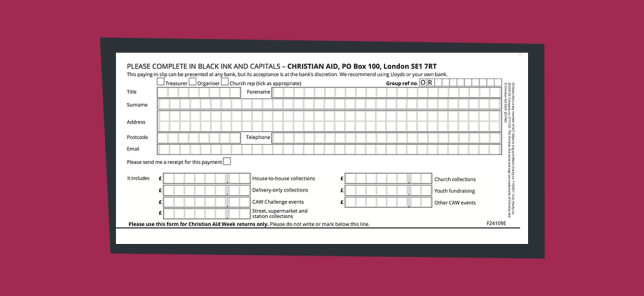 Paying in slips