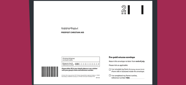 Returns envelopes