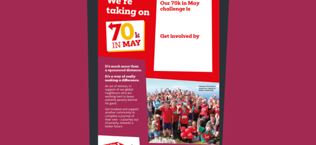 Join our 70K in May challenge - editable poster thumbnail